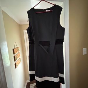 Gray Calvin Kline Sleeveless Dress